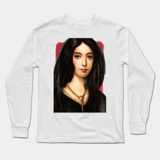 French Novelist George Sand illustration Long Sleeve T-Shirt